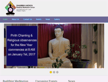 Tablet Screenshot of dhammahadaya.net